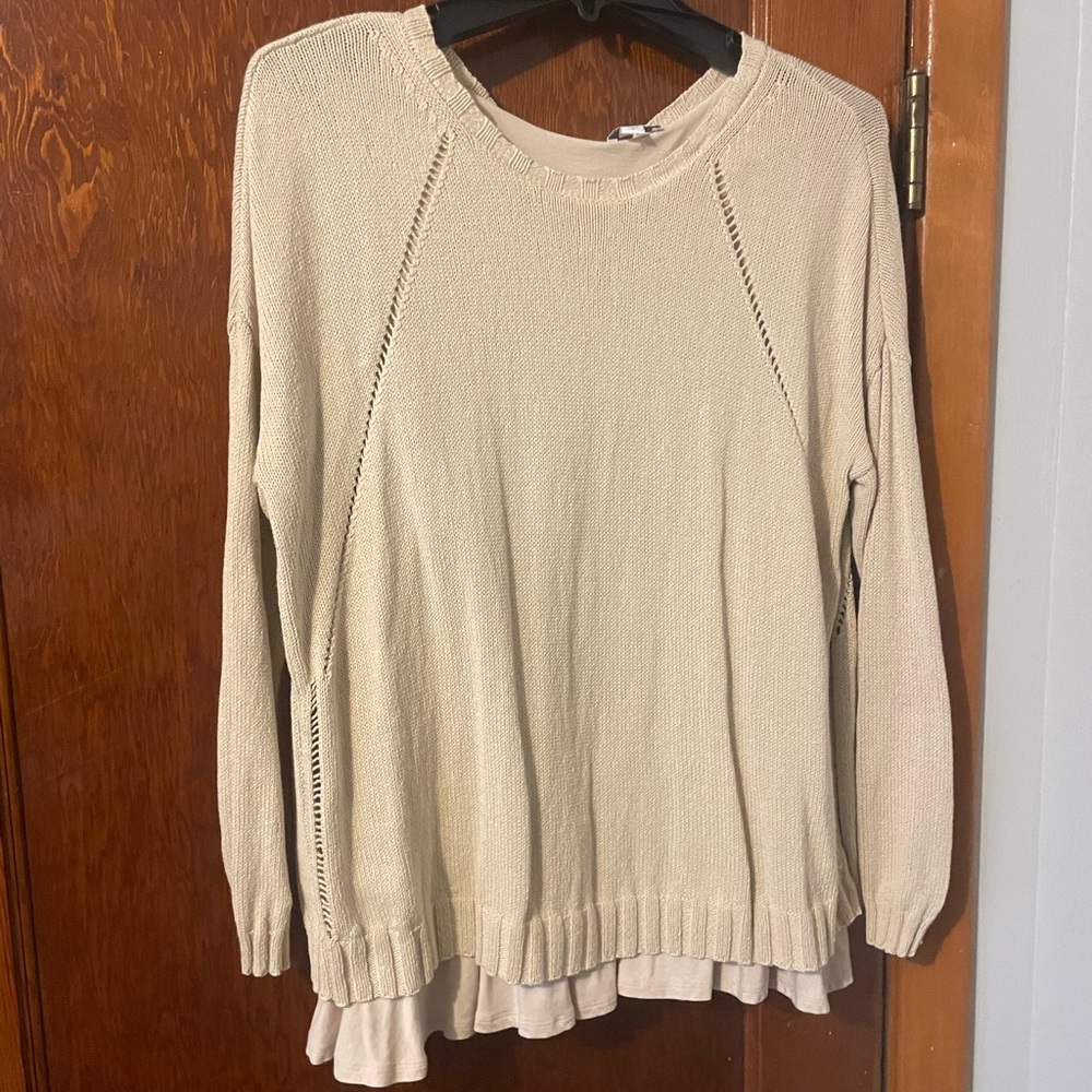 J Jill Women's Cream Sweater